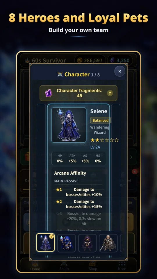 Distinct characters
