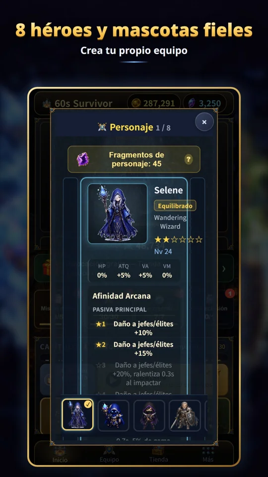 Personajes únicos